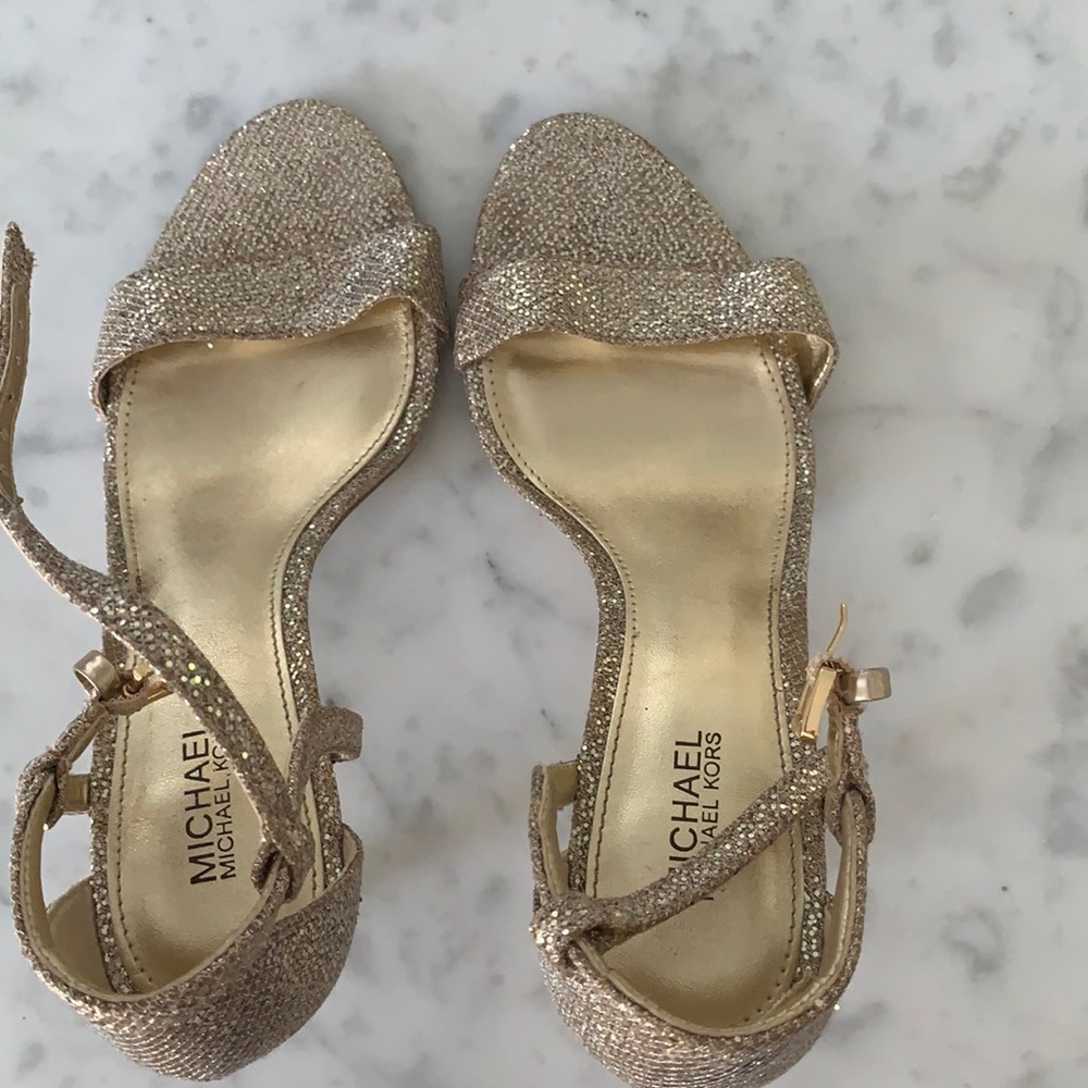 Michael Kor gold heels